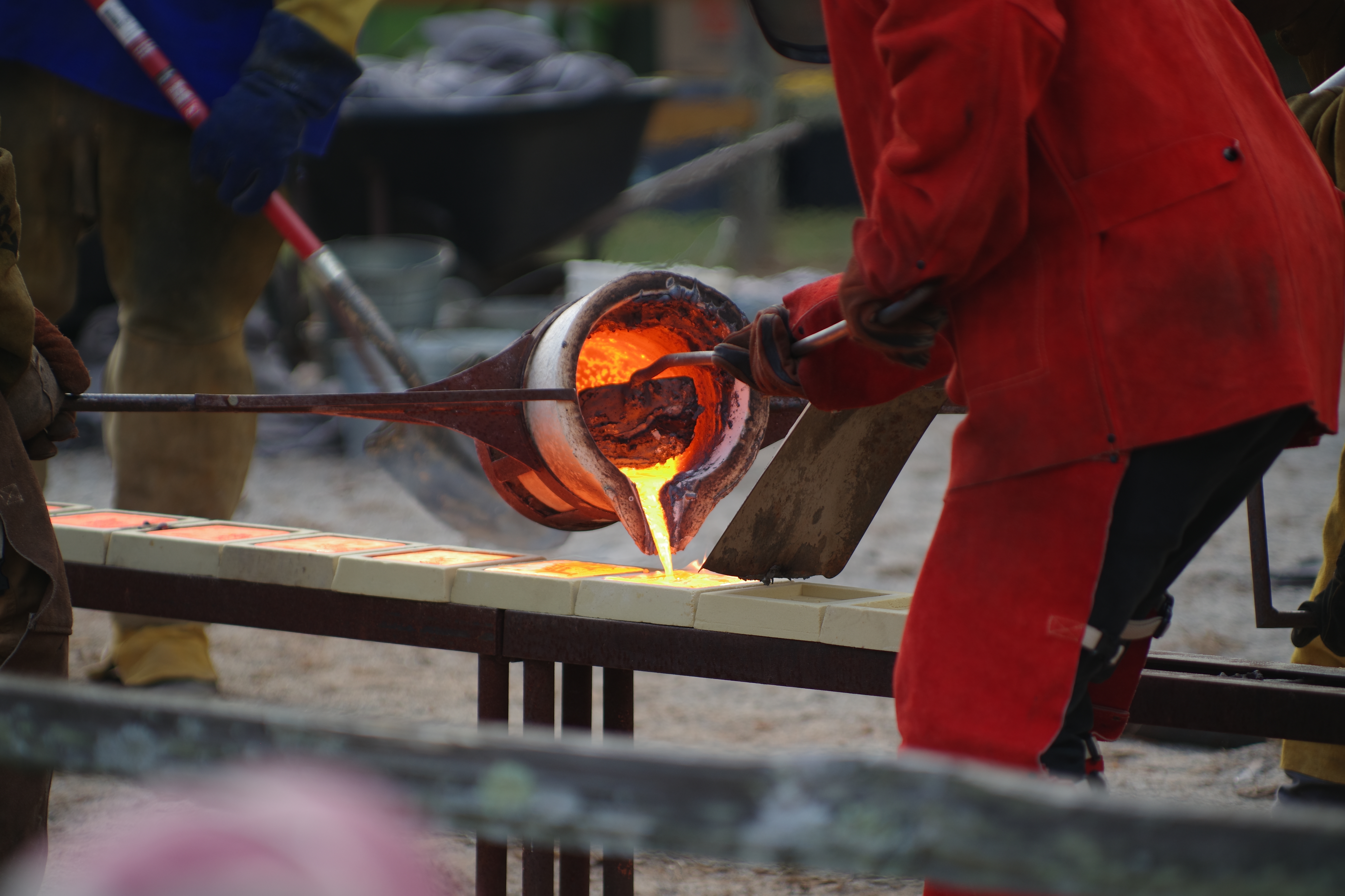 Red Top Mountain Fall Iron Pour